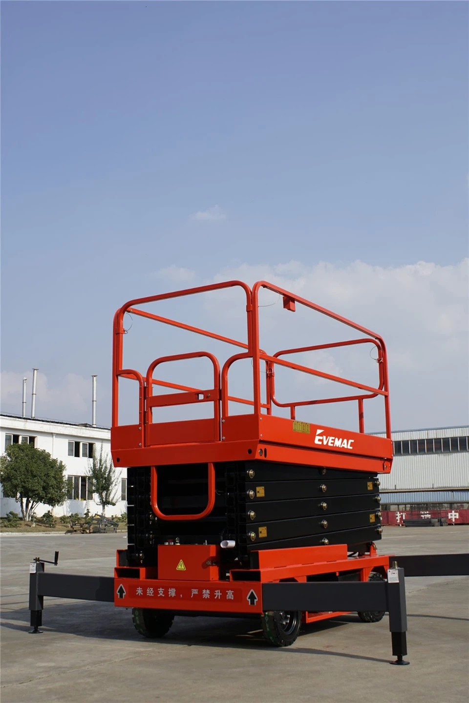 8m 10m 14m Aerial Work Platform Mobile Electric Scissor Lift Movable Lift Platform