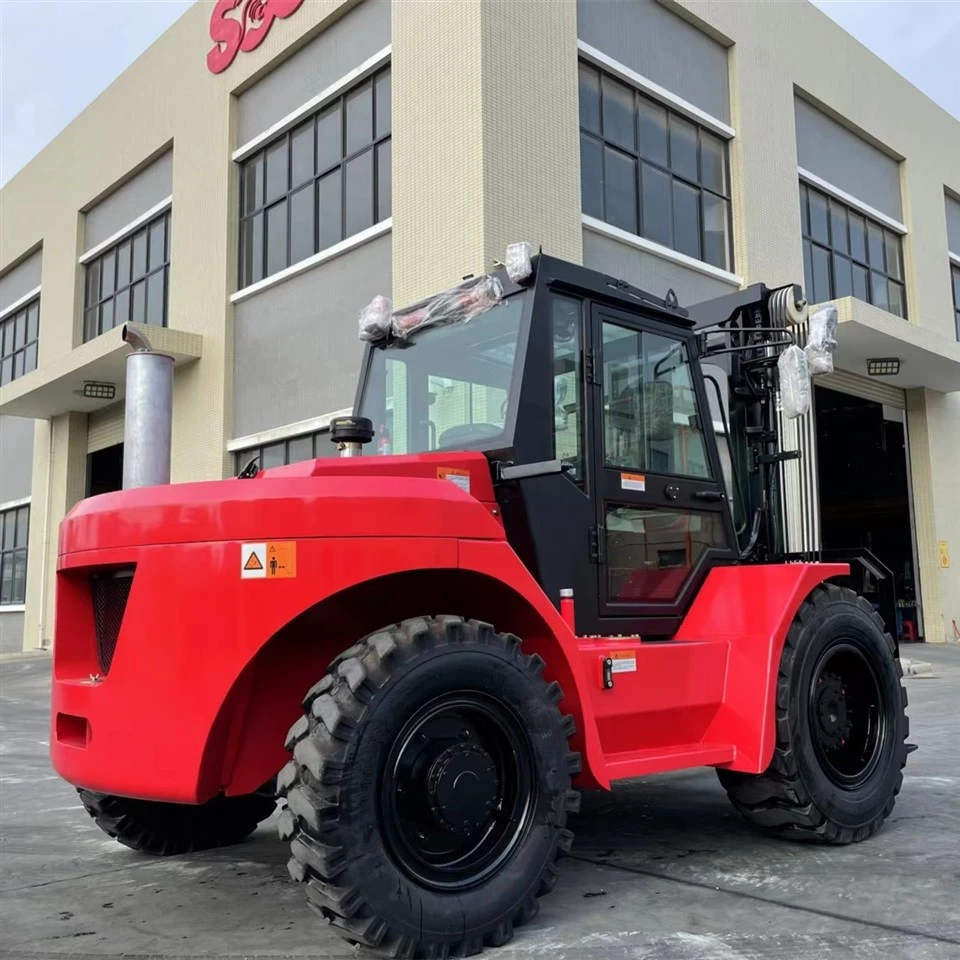 SOCMA 5 Ton All- Terrain Off Road 4x4 Four Wheel Drive 4wd Rough Terrain Forklift