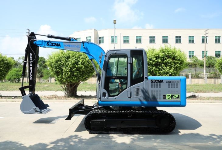 Excavator Crawler Baterai Lithium 8t