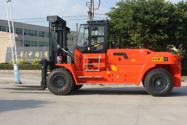 28 Ton Heavy Forklift Truck Color Orange Lift Containers