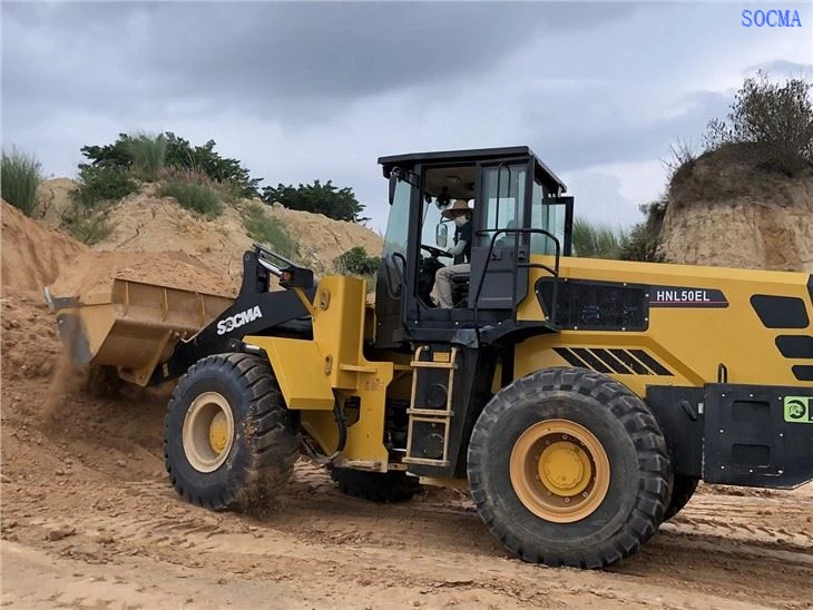 Wheel Loader Listrik Bertenaga Baterai Lithium