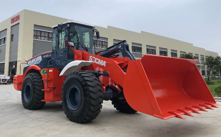SOCMA 5 ton 5t wheel loader listrik baterai lithium li-ion